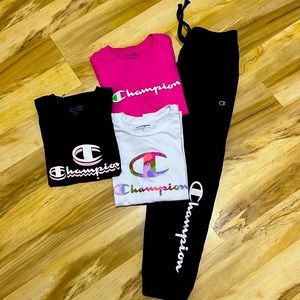Champion sweats and T-shirts